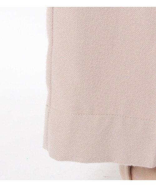 PAGEBOY（ページボーイ）の「レザーリボン付き起毛ワイドパンツ（パンツ・レディース・グレー/ブラック/グレーベージュ/ピンク・S/M）」の8枚目の写真