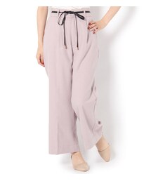 PAGEBOY | レザーリボン付き起毛ワイドパンツ(パンツ)