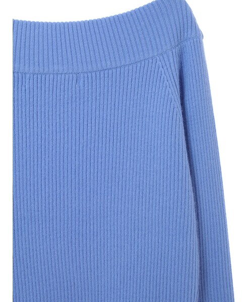 31 Sons de mode（トランテアン　ソン　ドゥ　モード）の「≪新作≫アンゴラ混オフショルダーニット《予約アイテム》（トップス・レディース・ブルー/レッド/ライトグレー/オフホワイト・36）」の9枚目の写真