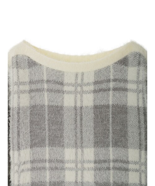 31 Sons de mode（トランテアン　ソン　ドゥ　モード）の「≪新作≫チェックプルオーバー×チェックタイトスカートSET UP(上下SET)《予約アイテム》（ワンピース/ドレス・レディース・オフホワイト/ピンク・36）」の5枚目の写真