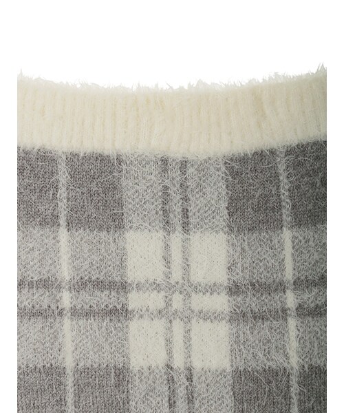 31 Sons de mode（トランテアン　ソン　ドゥ　モード）の「≪新作≫チェックプルオーバー×チェックタイトスカートSET UP(上下SET)《予約アイテム》（ワンピース/ドレス・レディース・オフホワイト/ピンク・36）」の10枚目の写真