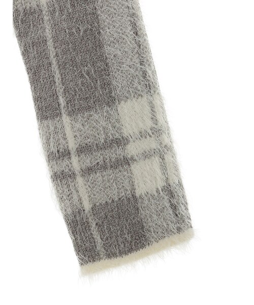 31 Sons de mode（トランテアン　ソン　ドゥ　モード）の「≪新作≫チェックプルオーバー×チェックタイトスカートSET UP(上下SET)《予約アイテム》（ワンピース/ドレス・レディース・オフホワイト/ピンク・36）」の7枚目の写真