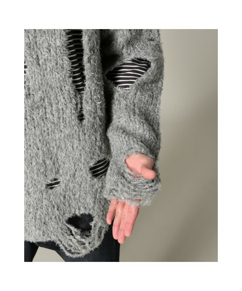 CITYSHOP（シティーショップ）の「LABRAT Damage Knit（）」 - WEAR