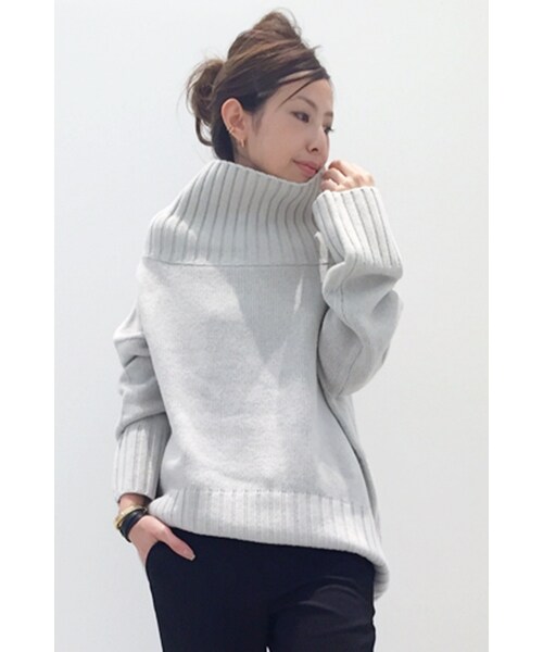 L'Appartement タートルネックWIDE KNIT