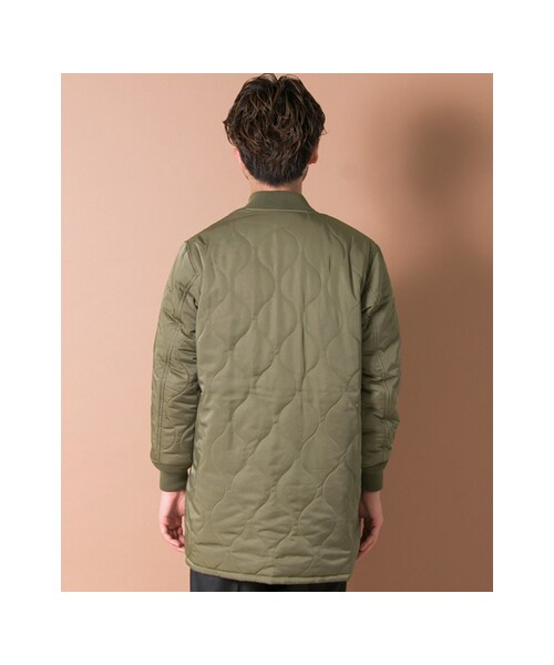 URBAN RESEARCH(アーバンリサーチ)の「DK made×URBAN RESEARCH iD キルティングミリタリーコート(ジャケット/アウター・メンズ・KHAKI/BLACK・M/L)」の9枚目の写真