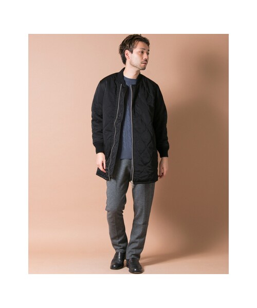 URBAN RESEARCH(アーバンリサーチ)の「DK made×URBAN RESEARCH iD キルティングミリタリーコート(ジャケット/アウター・メンズ・KHAKI/BLACK・M/L)」の6枚目の写真