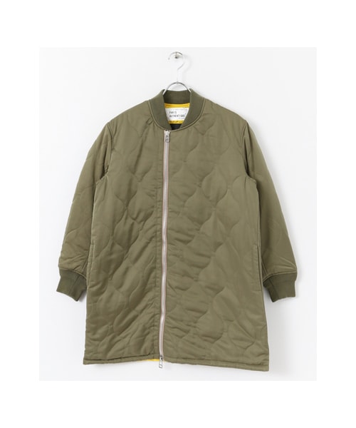 URBAN RESEARCH(アーバンリサーチ)の「DK made×URBAN RESEARCH iD キルティングミリタリーコート(ジャケット/アウター・メンズ・KHAKI/BLACK・M/L)」の1枚目の写真