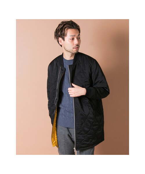 URBAN RESEARCH(アーバンリサーチ)の「DK made×URBAN RESEARCH iD キルティングミリタリーコート(ジャケット/アウター・メンズ・KHAKI/BLACK・M/L)」の5枚目の写真