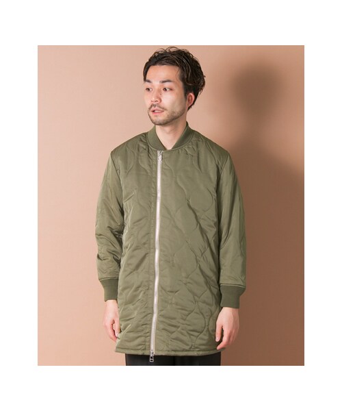 URBAN RESEARCH(アーバンリサーチ)の「DK made×URBAN RESEARCH iD キルティングミリタリーコート(ジャケット/アウター・メンズ・KHAKI/BLACK・M/L)」の7枚目の写真