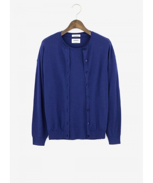 PLST（プラステ）の「ハイゲージアンサンブルニット（カーディガン