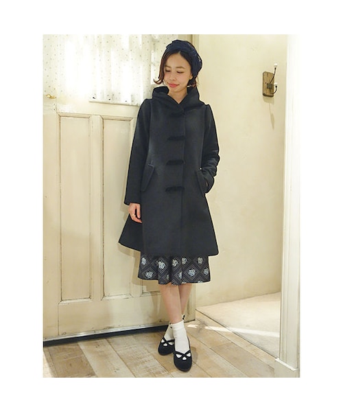 F i.n.t(フィント)の「フード付リボンコート/F i.n.t(ダウンジャケット/コート・レディース・その他)」の3枚目の写真