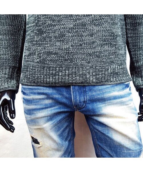 CALL&RESPONSE（コールアンドレスポンス）の「畦編みVネックニット/ＣＡＬＬ＆ＲＥＳＰＯＮＳＥ　　/  162-1441-01（ニット/セーター・メンズ・その他）」の5枚目の写真