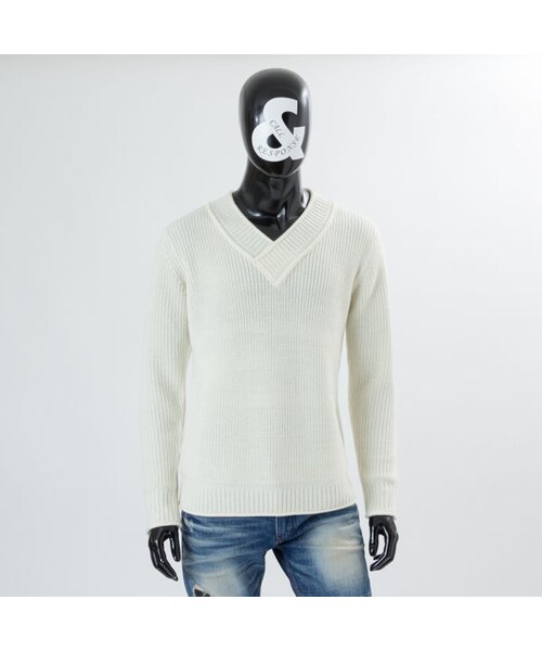 CALL&RESPONSE（コールアンドレスポンス）の「畦編みVネックニット/ＣＡＬＬ＆ＲＥＳＰＯＮＳＥ　　/  162-1441-01（ニット/セーター・メンズ・その他）」の4枚目の写真