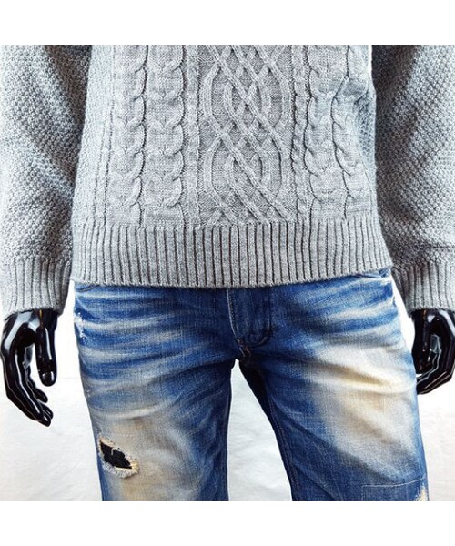 CALL&RESPONSE（コールアンドレスポンス）の「ケーブルタートルネックニット  /  ＣＡＬＬ＆ＲＥＳＰＯＮＳＥ　　/  162-1441-02（ニット/セーター・メンズ・その他）」の10枚目の写真