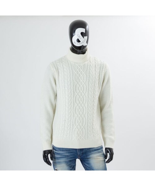CALL&RESPONSE（コールアンドレスポンス）の「ケーブルタートルネックニット  /  ＣＡＬＬ＆ＲＥＳＰＯＮＳＥ　　/  162-1441-02（ニット/セーター・メンズ・その他）」の4枚目の写真