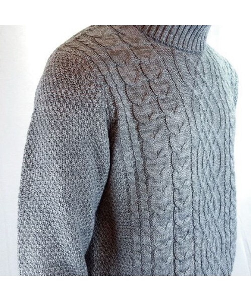 CALL&RESPONSE（コールアンドレスポンス）の「ケーブルタートルネックニット  /  ＣＡＬＬ＆ＲＥＳＰＯＮＳＥ　　/  162-1441-02（ニット/セーター・メンズ・その他）」の8枚目の写真