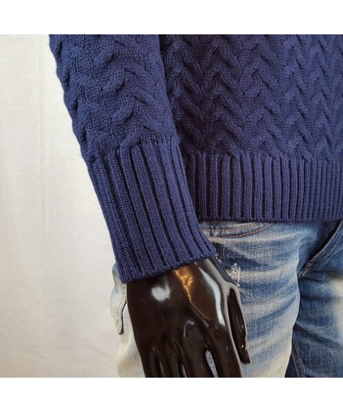CALL&RESPONSE(コールアンドレスポンス)の「ジグザグ編みクルーネックニット/CALL&RESPONSE / 162-1441-04(ニット/セーター・メンズ・その他)」の10枚目の写真
