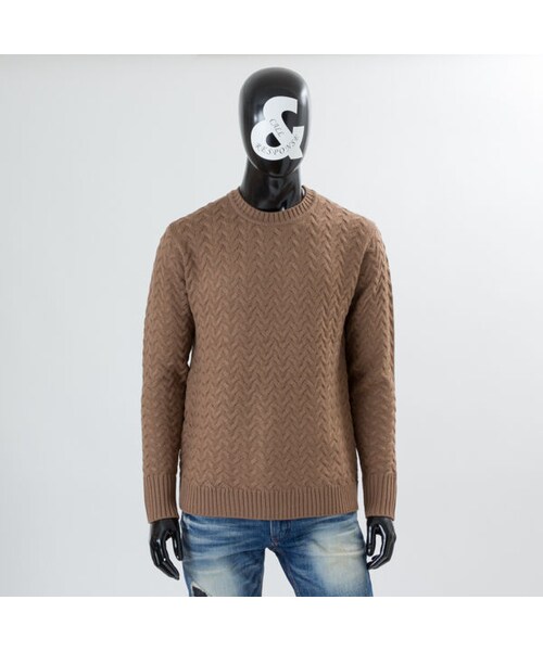 CALL&RESPONSE(コールアンドレスポンス)の「ジグザグ編みクルーネックニット/CALL&RESPONSE / 162-1441-04(ニット/セーター・メンズ・その他)」の5枚目の写真