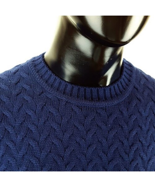CALL&RESPONSE(コールアンドレスポンス)の「ジグザグ編みクルーネックニット/CALL&RESPONSE / 162-1441-04(ニット/セーター・メンズ・その他)」の8枚目の写真