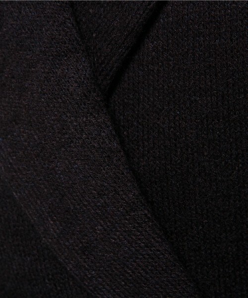 INTERPLANET（インタープラネット）の「裏起毛ニットテーラーコート（チェスターコート・レディース・グレー/ネイビー・FREE）」の10枚目の写真