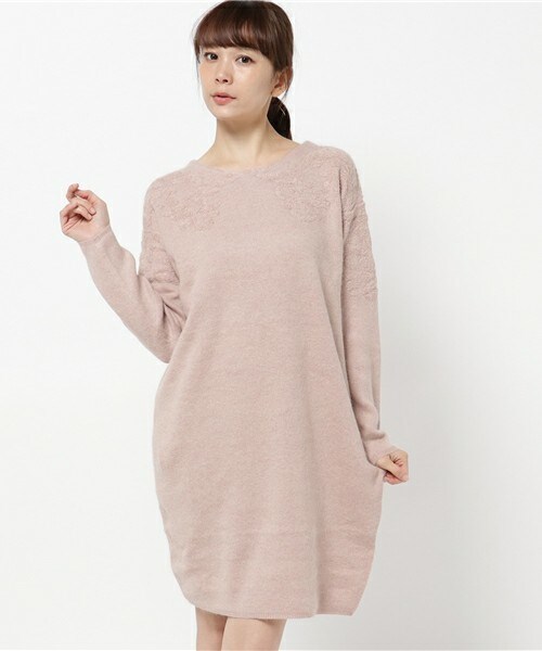 actuel（アクチュエル）の「圧縮JQコクーンワンピース（ワンピース・レディース・ブラック/グレー/ピンクベージュ・FREE）」の12枚目の写真