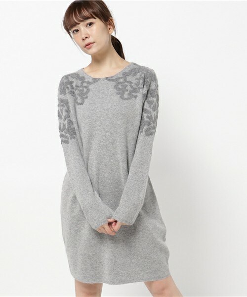 actuel（アクチュエル）の「圧縮JQコクーンワンピース（ワンピース・レディース・ブラック/グレー/ピンクベージュ・FREE）」の13枚目の写真