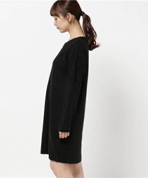 actuel（アクチュエル）の「圧縮JQコクーンワンピース（ワンピース・レディース・ブラック/グレー/ピンクベージュ・FREE）」の5枚目の写真