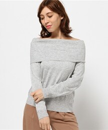 INTERPLANET | オフショルダーニットP/O(ニット/セーター)