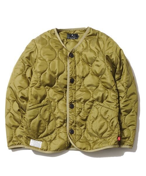 VIRGOwearworks（ヴァルゴウェアワークス）の「MILITARY INSIDE JKT キルティングジャケット（ジャケット/アウター・メンズ・OLIVE/BLACK・2/3/4）」の7枚目の写真