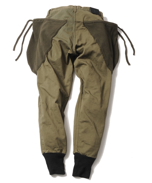 VIRGOwearworks（ヴァルゴウェアワークス）の「SPECIAL OVERRIDE PETAURISTA バルーンパンツ（パンツ・メンズ・OLIVE/BLACK・2/3/4）」の12枚目の写真