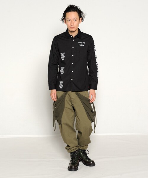 VIRGOwearworks（ヴァルゴウェアワークス）の「SPECIAL OVERRIDE PETAURISTA バルーンパンツ（パンツ・メンズ・OLIVE/BLACK・2/3/4）」の8枚目の写真