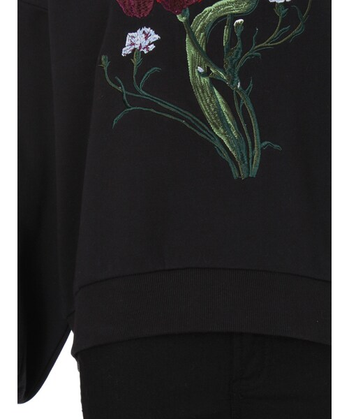 MURUA（ムルーア）の「フラワースウェットプルオーバー（トップス・レディース・ホワイト/グレー/ブラック・F）」の9枚目の写真