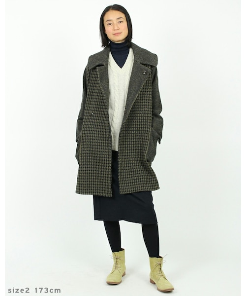 45R コットンシェットランドのライナーコート 45R 45rpm コットンシェットランドのライナーコート 新品タグ付き