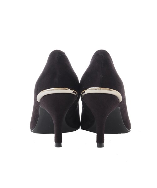 31 Sons de mode（トランテアン　ソン　ドゥ　モード）の「≪新作≫Vラインスエードパンプス（シューズ・レディース・ブラック/ベージュ/レッド・S/M/L）」の5枚目の写真