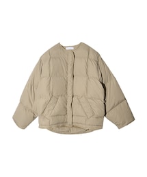 STYLENANDA | ラウンドノーカラーラインダウン(その他)