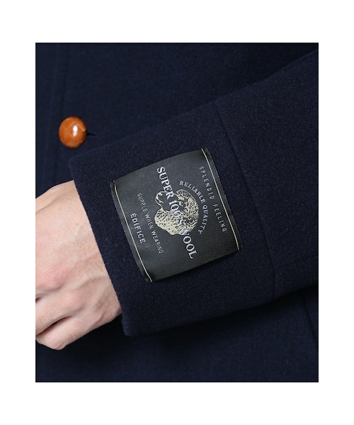 EDIFICE（エディフィス）の「《予約》メルトンショールカラーブルゾン