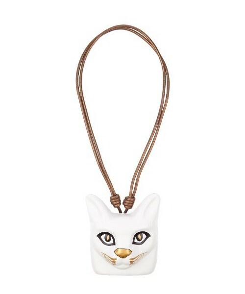 LOEWE（ロエベ）の「LOEWE Cat Face leather necklace