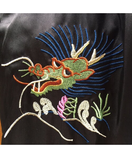 浜ちゃん！　カッコいいスカジャン！　刺繍！ 浜ちゃん！ カッコいいスカジャン！ 刺繍！