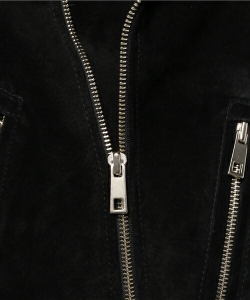 CASPER JOHN AIVER（キャスパージョンアイバー）の「CASPER JOHN AIVER  スウェードダブルライダース（ライダースジャケット・メンズ・ブラック/ベージュ・MEDIUM/LARGE）」の9枚目の写真