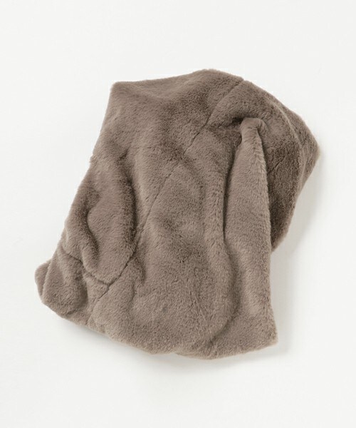 Aunt Marie's（アントマリーズ）の「【AUNT MARIE'S】フェイクファースヌード（ストール/ショール・レディース・モカ/ナチュラル・FREE）」の3枚目の写真
