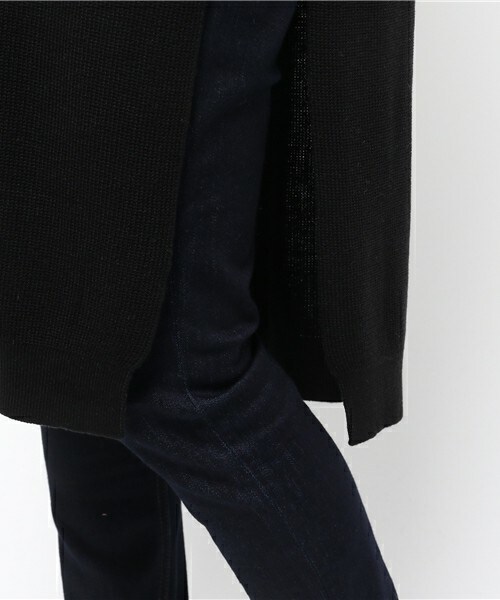 archives（アルシーヴ）の「片畦サイドスリットワンピース（ワンピース・レディース・ブラック/グレー/ワイン・MEDIUM）」の10枚目の写真