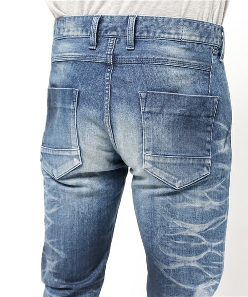 RATTLE TRAP（ラトルトラップ）の「インディゴストレッチスキニーデニム【RAFFINE(ラフィネ)】（デニムパンツ・メンズ・ブルー・S/M/L/LL）」の6枚目の写真