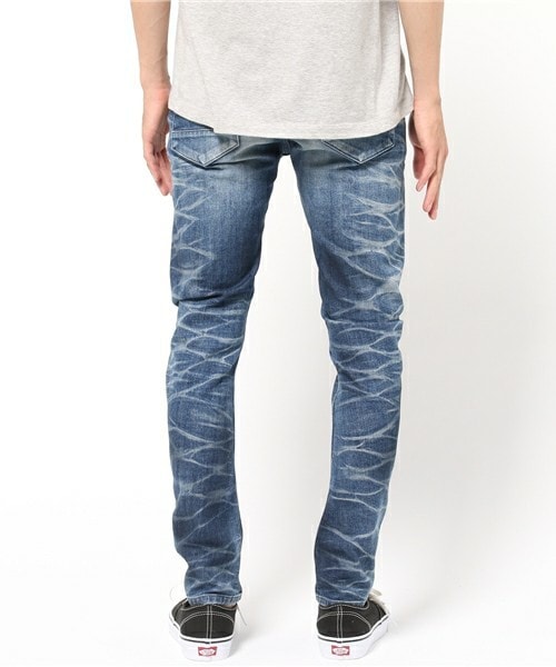 RATTLE TRAP（ラトルトラップ）の「インディゴストレッチスキニーデニム【RAFFINE(ラフィネ)】（デニムパンツ・メンズ・ブルー・S/M/L/LL）」の3枚目の写真