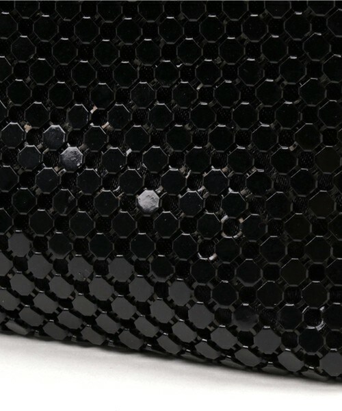 INTERPLANET WINGS（インタープラネットウィング）の「メタルメッシュクラッチバック（クラッチバッグ・レディース・ブラック/ゴールド・FREE）」の5枚目の写真