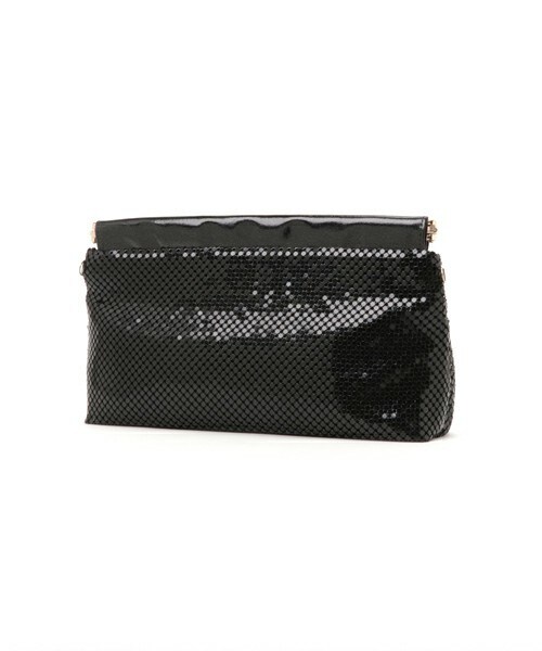 INTERPLANET WINGS（インタープラネットウィング）の「メタルメッシュクラッチバック（クラッチバッグ・レディース・ブラック/ゴールド・FREE）」の3枚目の写真