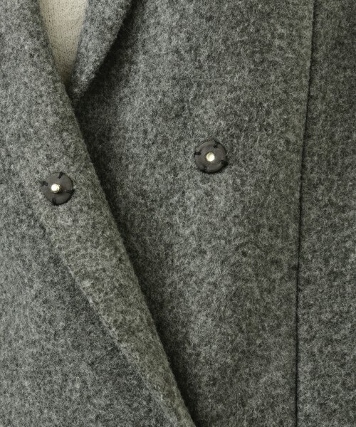 actuel（アクチュエル）の「スライバーニットコート（その他アウター・レディース・チャコールグレー/ネイビー・FREE）」の11枚目の写真