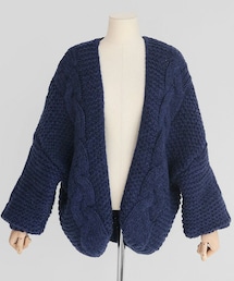 DHOLIC | ミニマルケーブルニットカーディガン(カーディガン/ボレロ)