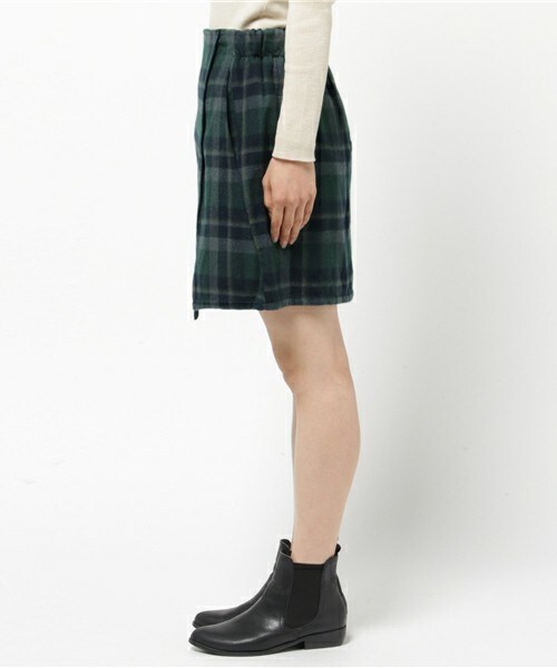 archives（アルシーヴ）の「アシンメトリー台形スカート（スカート・レディース・ブラック/ブラウン/グリーン・MEDIUM）」の5枚目の写真