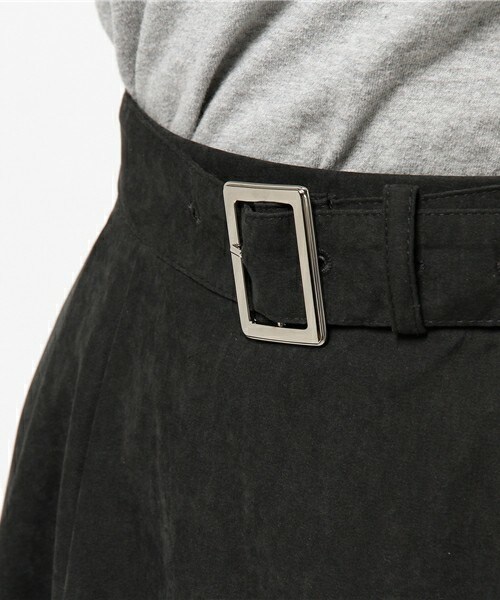 archives（アルシーヴ）の「共布ベルトフレアスカート（スカート・レディース・ブラック/キャメル/ピンク・MEDIUM）」の10枚目の写真