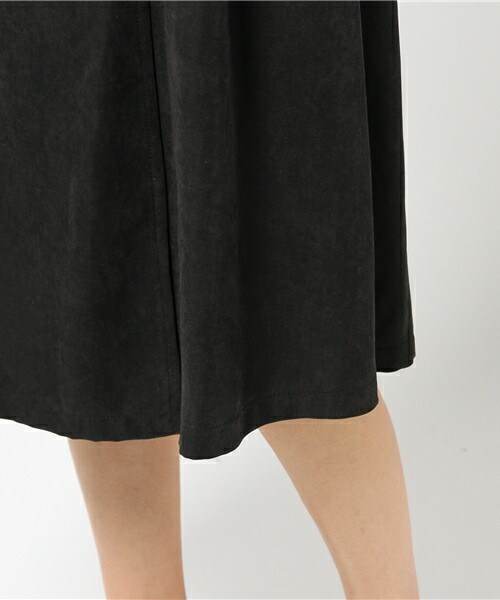 archives（アルシーヴ）の「共布ベルトフレアスカート（スカート・レディース・ブラック/キャメル/ピンク・MEDIUM）」の9枚目の写真